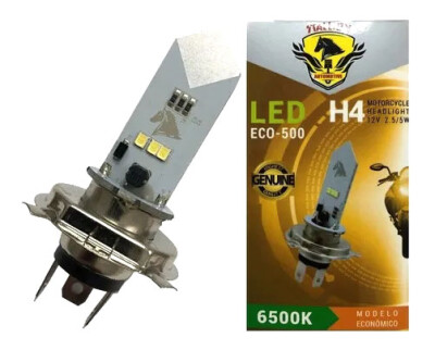 LAMPADA H4 LED 12V 2,5X5W 6500K ECO STALLION